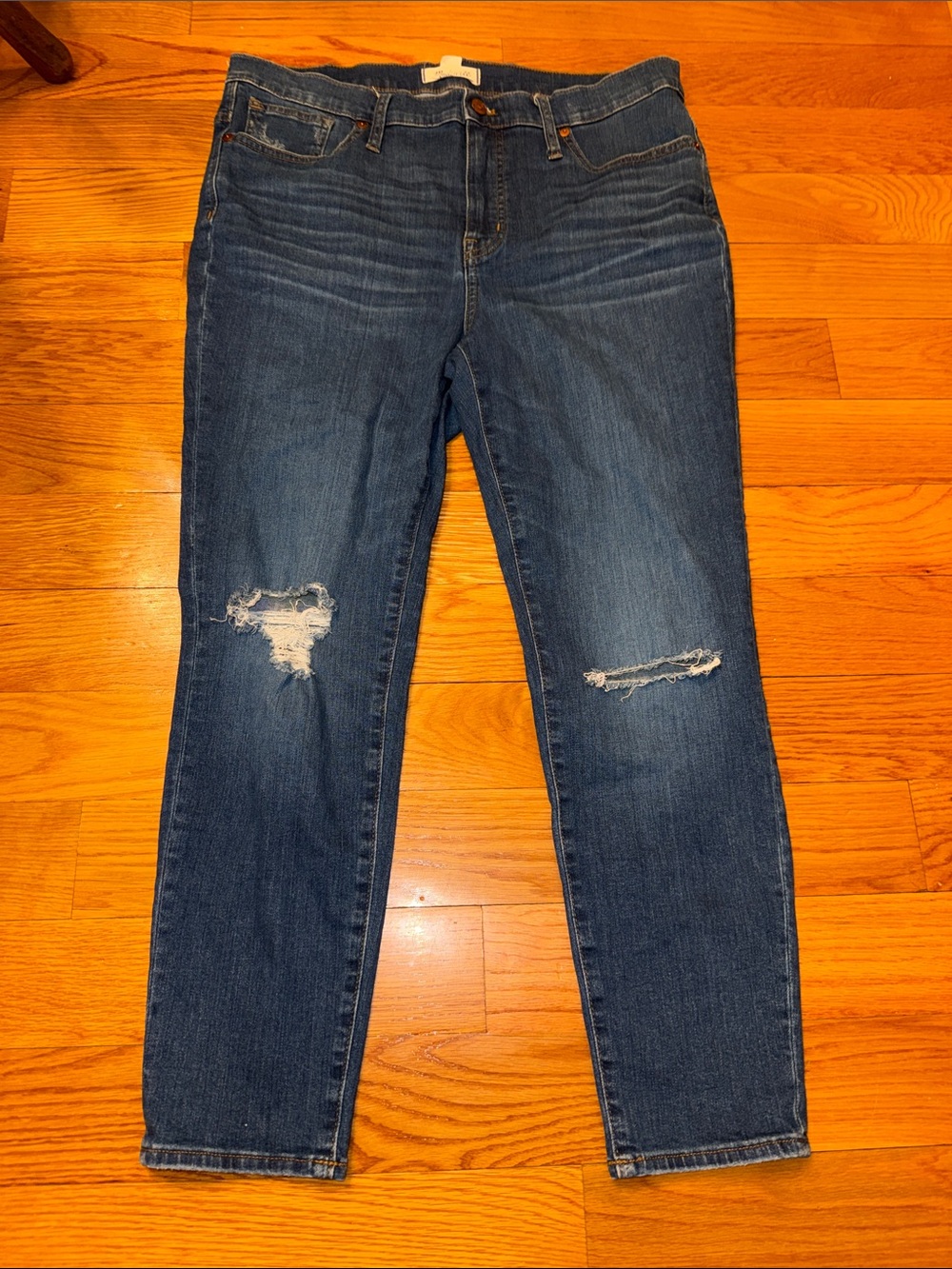 Madewell Women’s Dark Blue Slim Jeans high rise 32